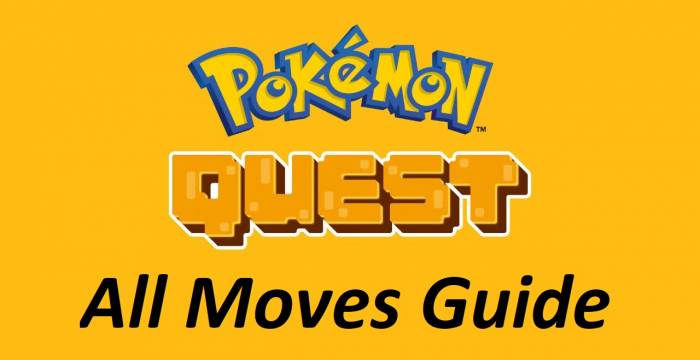 Pokemon Quest Moves Guide Best Pokemon Quest Guides And Tactics