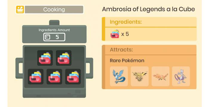 How Attract Legendary Pokemon Best Recipe Cooking Guide For Pokemon Quest