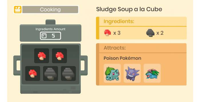 How Attract Poison Pokemon Best Recipe Cooking Guide For Pokemon Quest